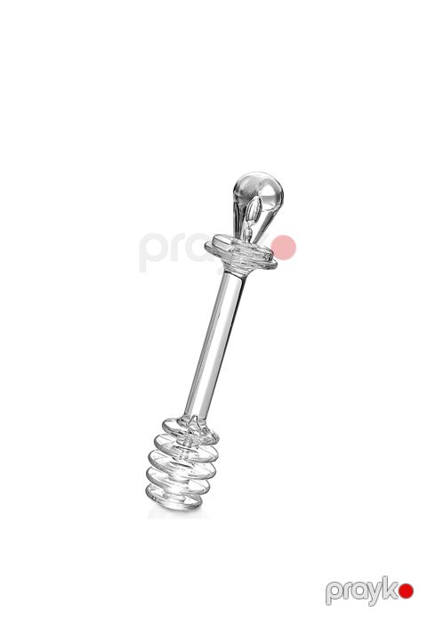 Bal üçün qaşıq 3568, plastik, şəffaf, 13 sm — Bakı