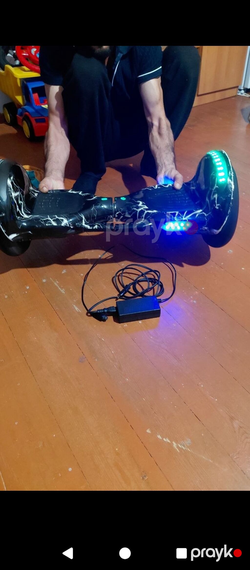 Elektrik hoverboard (özüntarazlayan skuter) Yaxşı vezyetde akmulaytir — Hiroskopler, Bakı (3)