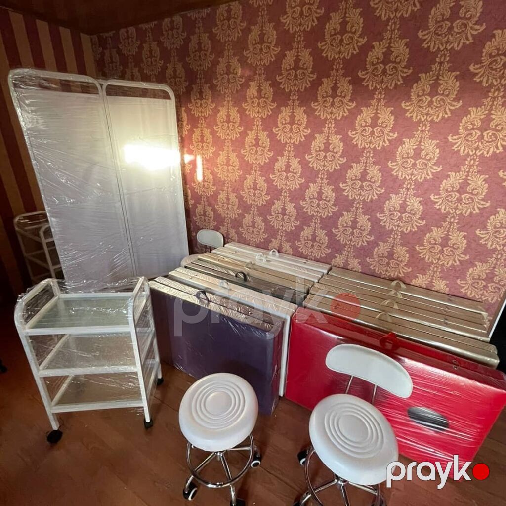 Təkərli 3 rəfli servis/utility arabası - Təyinat: gözəllik salonu — Ticarət vəzn-səbətləri, Bakı (10)