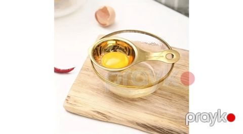 Mətbəx üçün vasitə Gold yumurta ayırıcı, paslanmaz metaldan hazırlanmış - OHMAB1-2-10-2 — Bakı