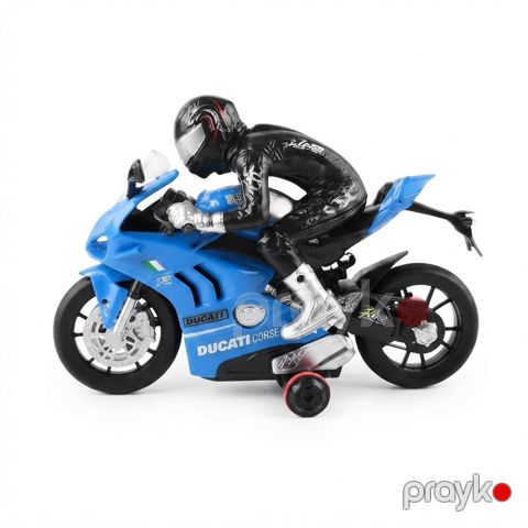 Radio ilə idarə olunan motosikl, mavi, 3+ yaş — Bakı