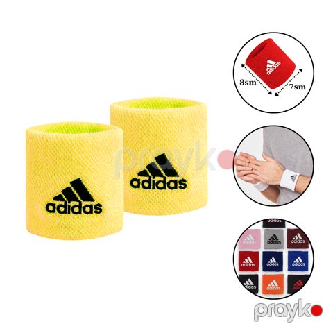 Bilək üçün sarğı Colosseum Adidas 1733 pambıq/neylon, 7x8 sm, sarı — Bakı