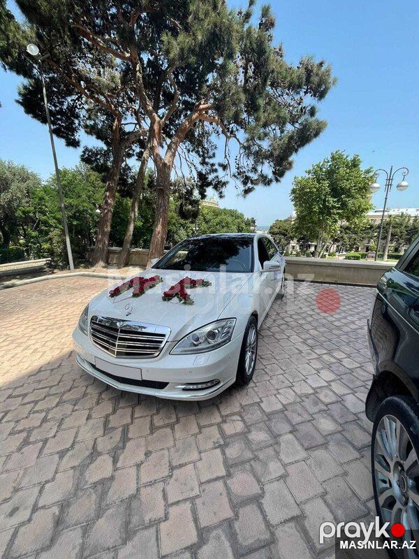 Mercedes s class Wedding, 2012 il — Minik avtomobili icarəsi, Bakı (4)