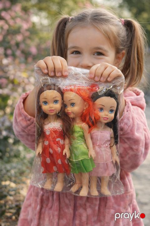 Kukla dəsti DOLL-SET-3PCS-GIRLS-01, 3 əd — Bakı