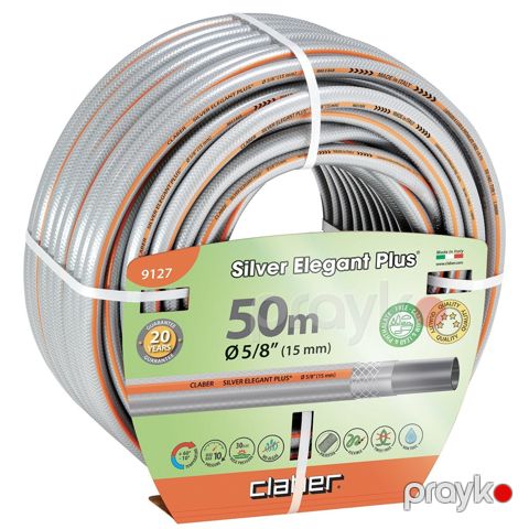 Suvarma xortumu Claber Silver Elegant Plus, 50 m, 5/8" - SMXT1 — Bakı