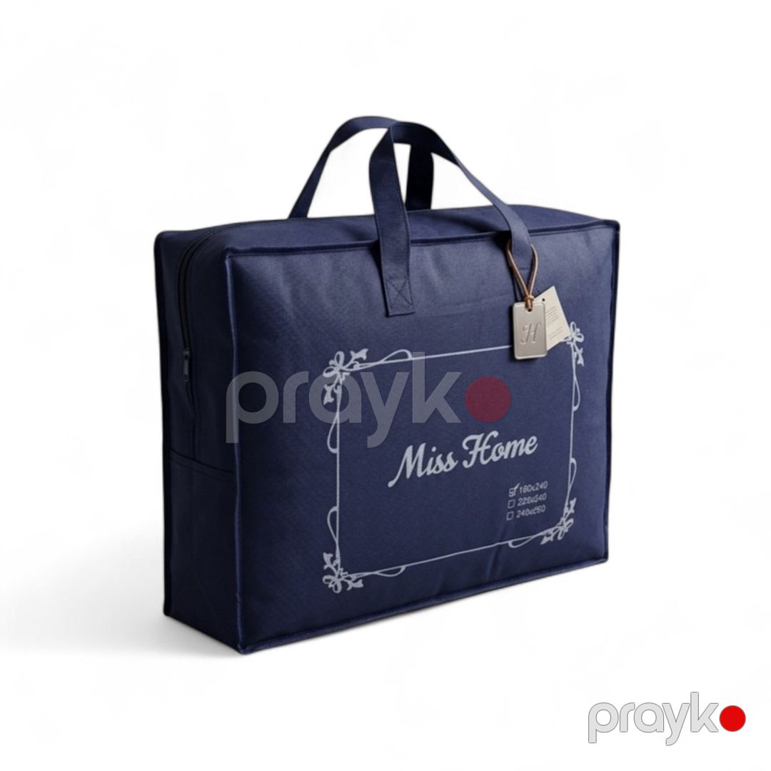 Örtük və yastıq üzü dəsti Miss Home 46482706, ikinəfərlik, örtük 220x240 sm, yastıq üzü 2 əd - 50x70 sm, göy — Mallar, Bakı (3)