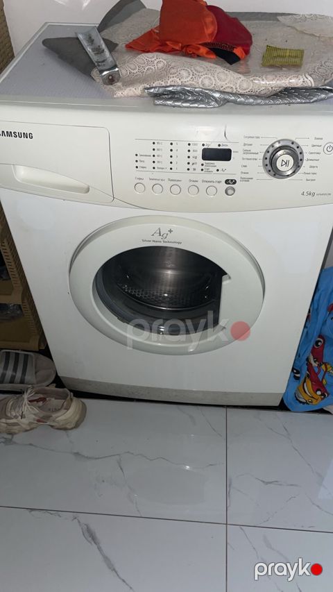Samsung paltaryuyan maşın – ön yükləməli, 4.5 kq tutum Model üzərində — Digah