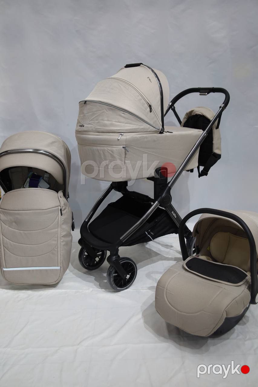 Uşaq arabası Kidilo G300 3 ü1 də, bej — Mallar, Bakı (3)