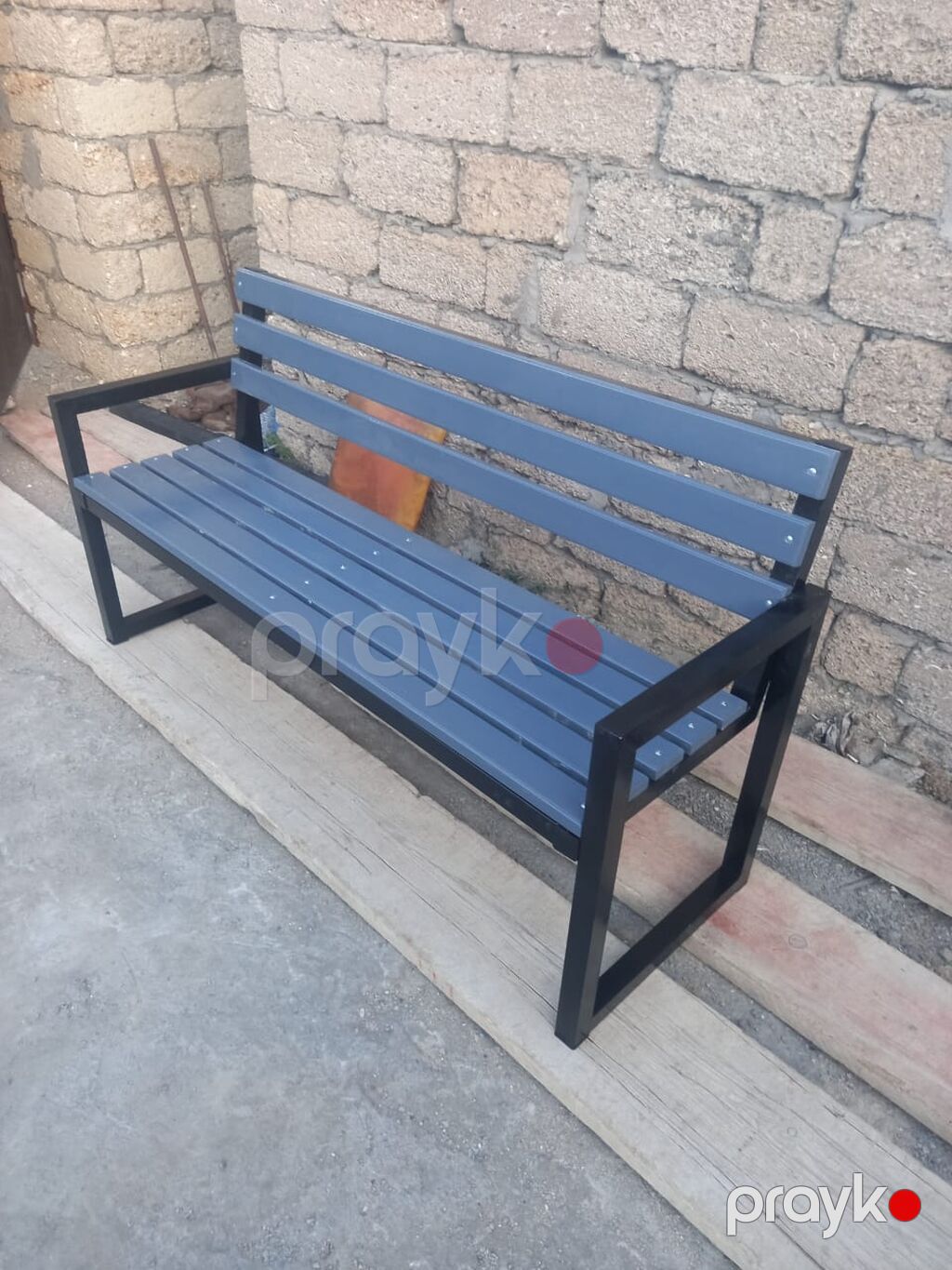 Metal konstruksiyalı skamya - Güclü metaldan qayrılmış karkas — Skamyalər, Bakı (2)
