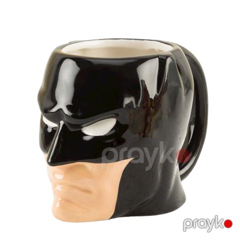 Fincan 3D Batman/DC, keramika, qara, 500 ml — Bakı