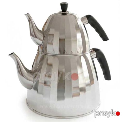 Çaydan dəsti Sonifer SF-2560, paslanmayan polad, gümüşü, 1000/2600 ml — Bakı