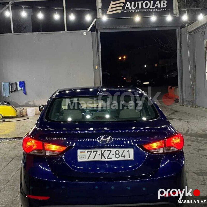 Hundai elantra 77-KZ-841 — Minik avtomobili icarəsi, Bakı (4)