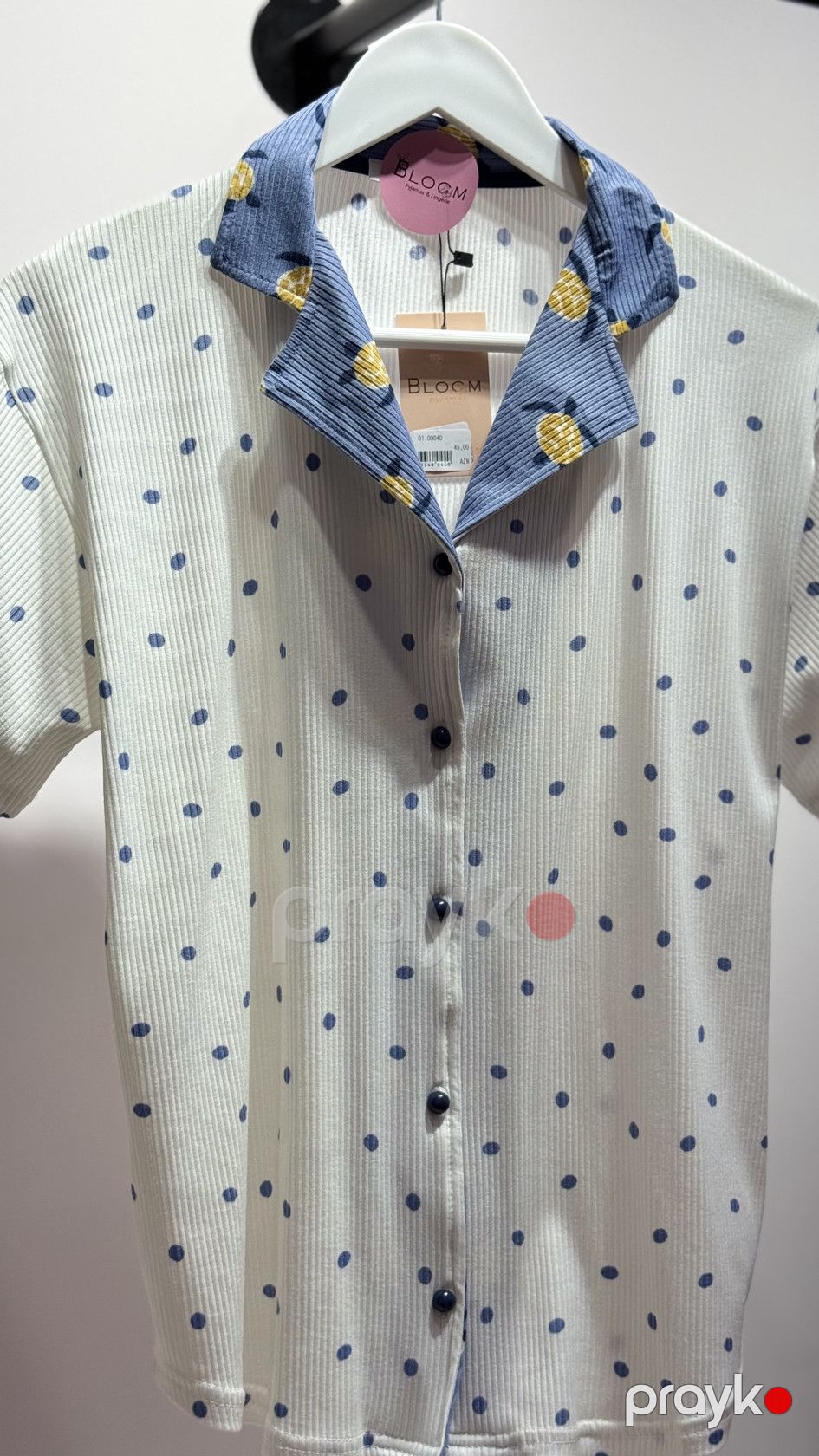 Şalvarlı pijama dəsti, mavi, elastan/poliester, ölçü XL — Mallar, Bakı (3)