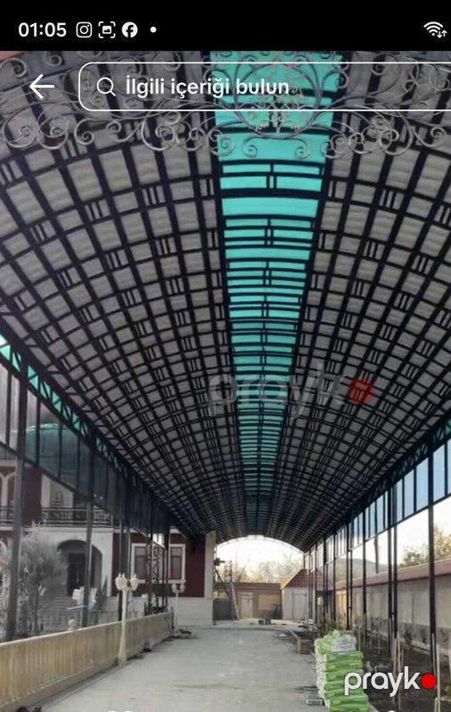 Polikarbonat talvar — Metal-qaynaq işləri, Bakı (7)