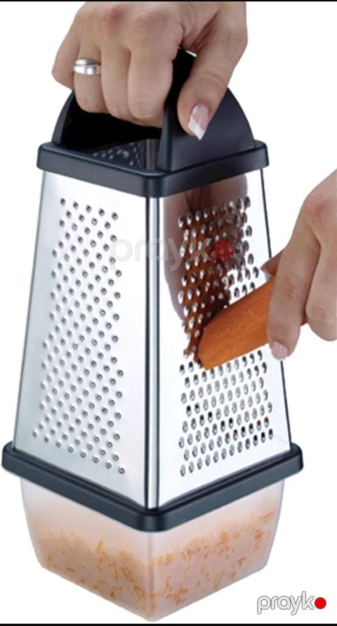 Sürtgəc M1503, 24х10 sm, paslanmayan polad, altlıqla, gümüşü/qara — Bakı