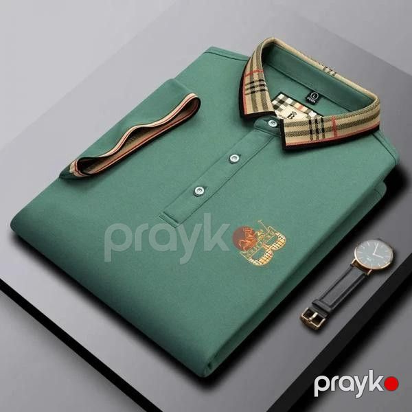 Kişilər üçün polo EB_759, yaşıl, pambıq, ölçü 3XL — Mallar, Bakı (2)