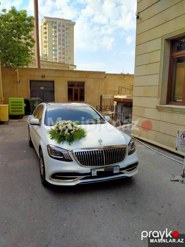 Mercedes Maybach Toy üçün, 2017 il — Minik avtomobili icarəsi, Bakı (2)