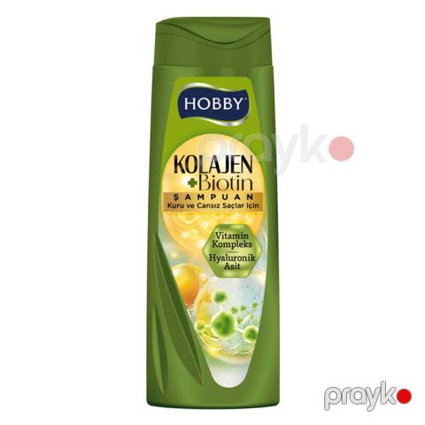 Şampun Hobby Collagen Biotin, vitamin kompleks ilə, 480 ml — Bakı