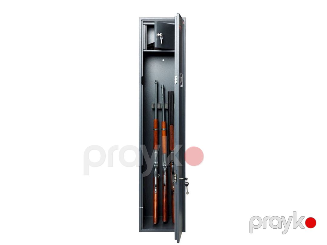 Silah seyfi Aıko Чирок 1328, elektron kodlu/açarlı, boz — Mallar, Bakı (2)