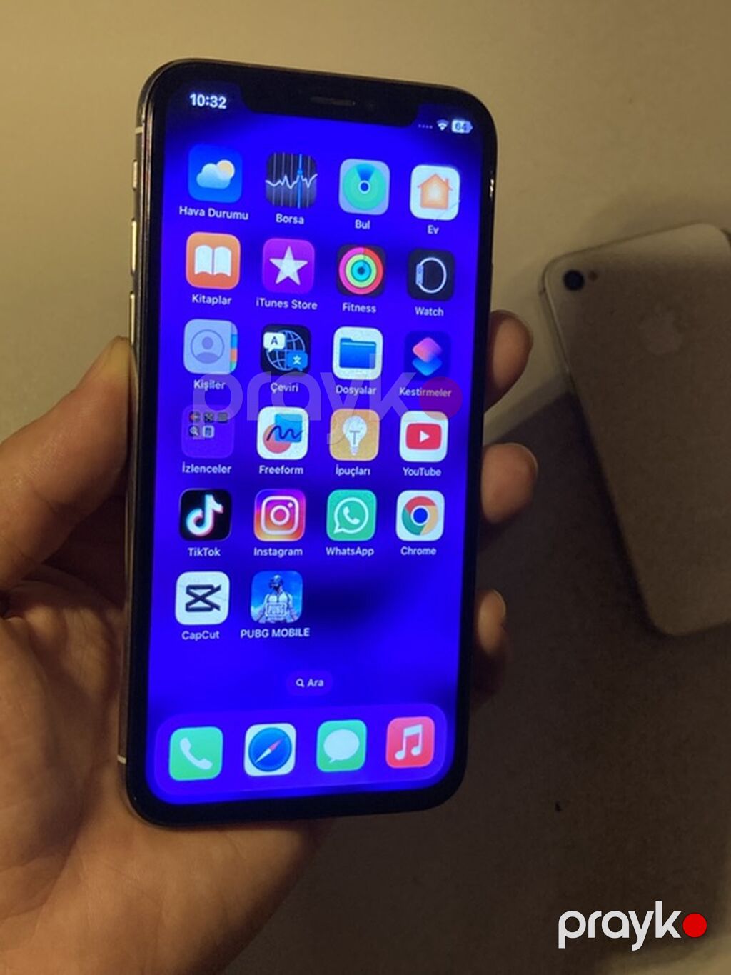 IPhone X, 64 GB, Gümüşü, Face ID — Apple iPhone, Bakı (3)
