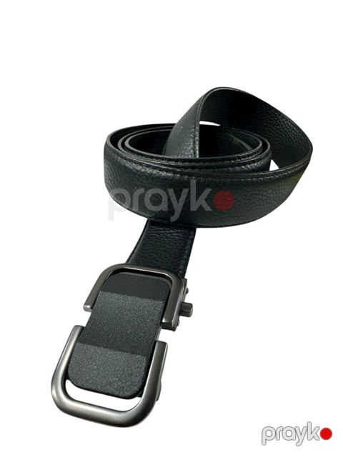 Kişilər üçün dəri kəmər FB1836 85-135 sm Qara — Bakı