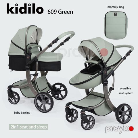 Uşaq arabası Kidilo 609 Green — Bakı