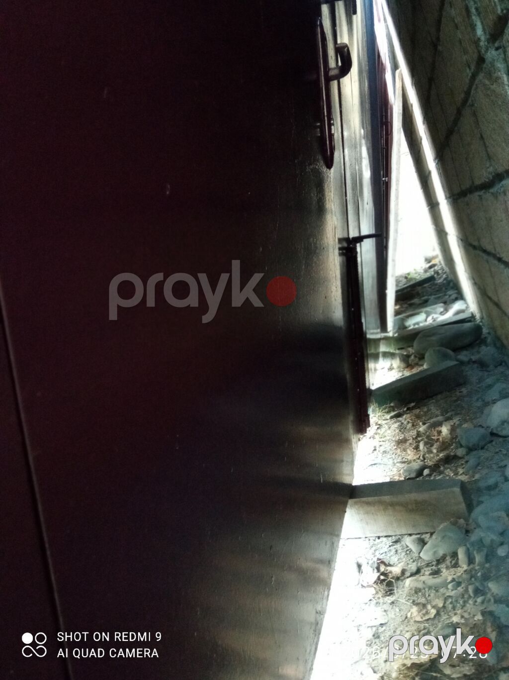 İşlənmiş Dəmir Həyət darvazası, Yana açılan, Mexaniki, Qapı ilə, rəng - Boz, Kredit yoxdur, Ödənişli çatdırılma — Pəncərələr, qapılar, balkonlar, Qəbələ (6)