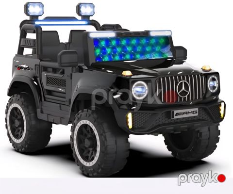 Uşaq elektrik avtomobili Mercedes-Benz G-Class Off-Road 24C-JZ_kz197, qara — Bakı