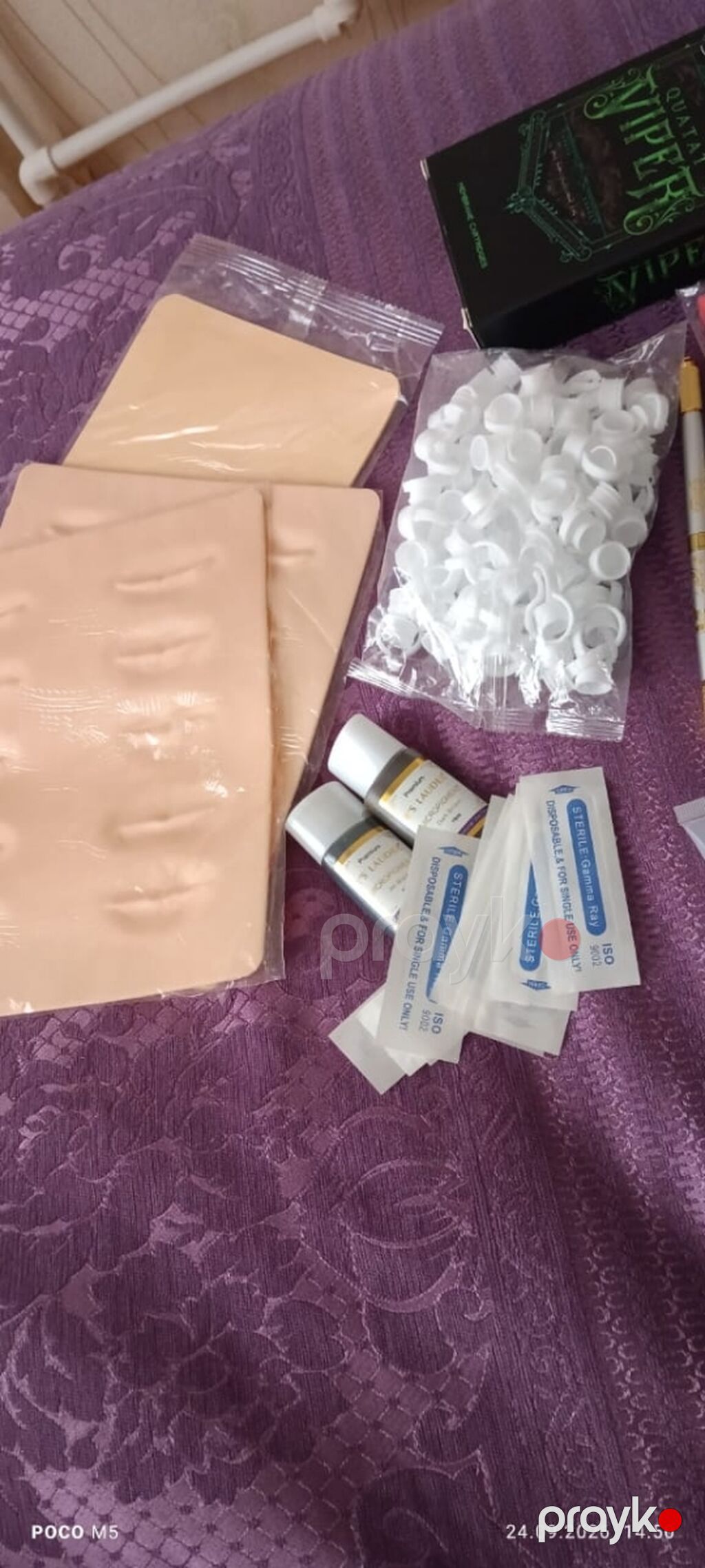 Tatu üçün peşəkar avadanlıq dəsti Komplektin tərkibi: - Mast markalı — Digər, Bakı (4)