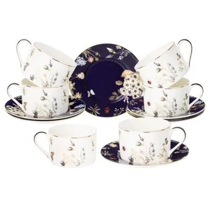 Çay dəsti Lefard Belle 6 nəfərlik 12 parça 180 ml — Bakı