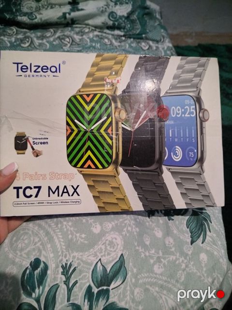 Telzeal TC7 MAX ağıllı saat dəsti Xüsusiyyətlər: - 2.2 düym tam ekran — Bakı