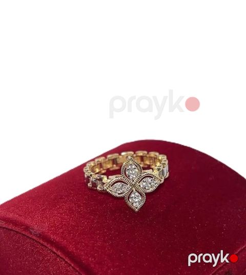 Qızıl qadın üzüyü 10447, 585 əyyar, ölçü 18 mm, 1.6 q - ozg.10447 No Brand — Bakı
