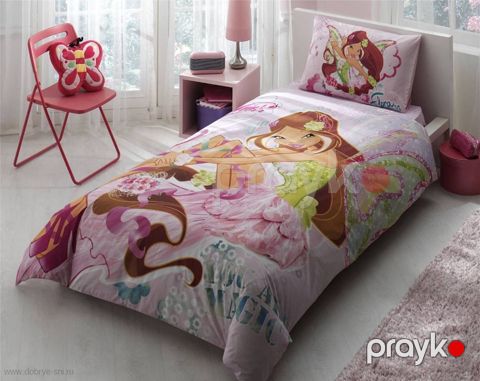 Uşaq yataq dəsti Tac Winx Flora Harmonix, yorğan üzü 160x220 sm, mələfə 100x200 sm, yastıq üzü 50x70 sm 1 əd - 8696048345795 — Bakı