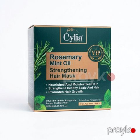 Saç maskası Cylia Rosemary Mint Oil, 850 ml — Bakı