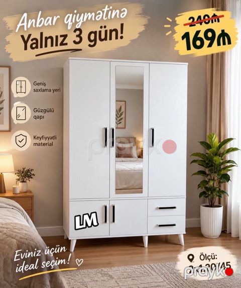 Yüksək keyfiyyət və səmərəli qiymət yalnız *ON GÜN *Üç qapılı — Bakı