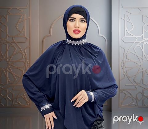 Ximar, göy, şifon, ölçü One size — Bakı