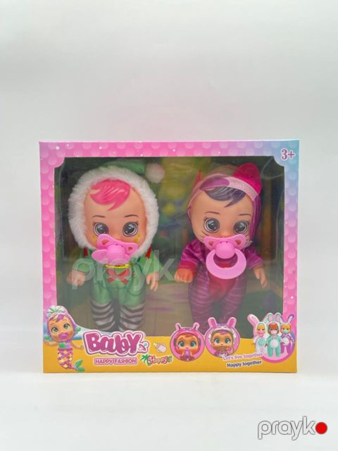 Kukla dəsti Cry Babies Tiny Cuddles, plastik, 20 sm, 3+ yaş — Bakı
