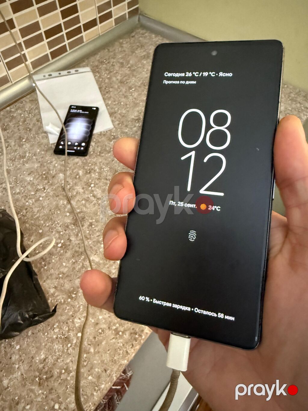 Google Pixel 7, 128 GB, rəng - Qara, Barmaq izi — Smartfonlar, Bakı (3)