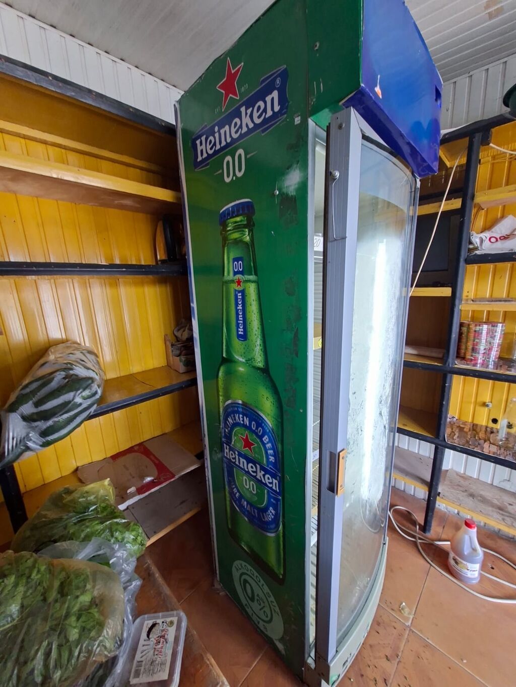 Ticarət vitrin soyuducu – Heineken 0.0 brendli - Şüşə qapılı, vitrin — Soyuq vitrini, Bakı (2)