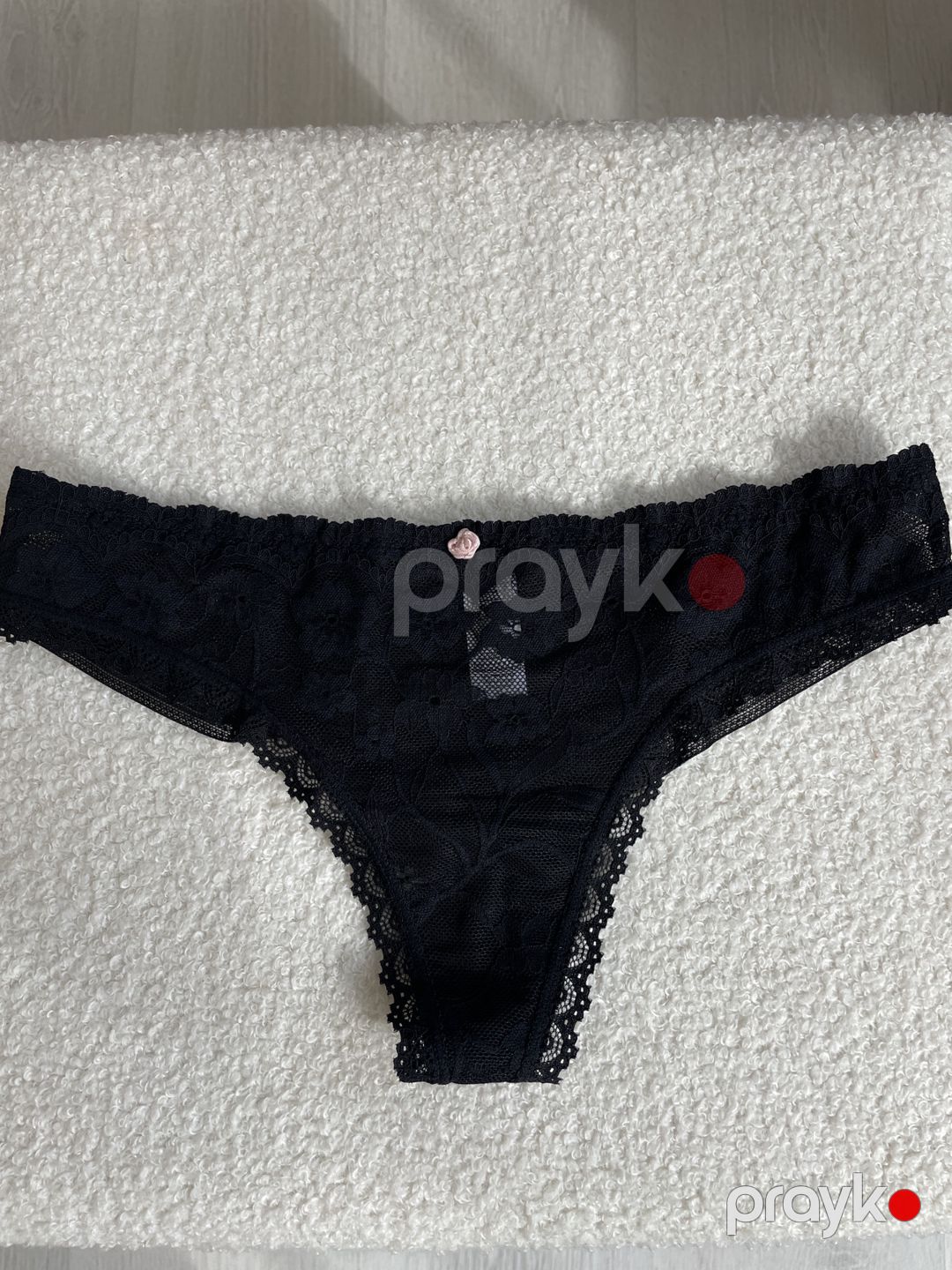 Qadınlar üçün strinqlər 2302238, qara, pambıq/poliamid/spandeks, ölçü M — Mallar, Bakı (2)