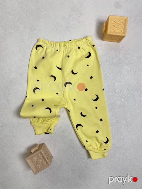 Yenidoğulanlar üçün şalvar 174815644, pambıq, sarı, 3-6 ay — Bakı