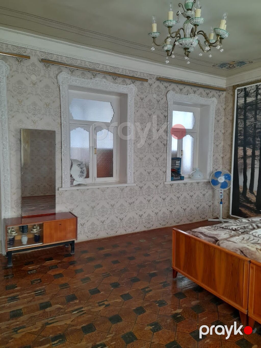 Köhnə üslubda, həyətyanı sahəsi olan təkmərtəbəli ev - Giriş: ağ — Ev, villa, Şəmkir (5)
