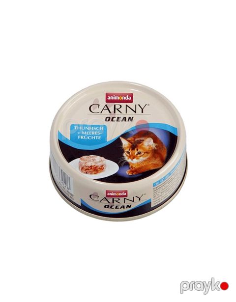 Nəm yem Animonda Carny Ocean pişiklər üçün ton balıqı və dəniz məhsulları 80 q — Bakı