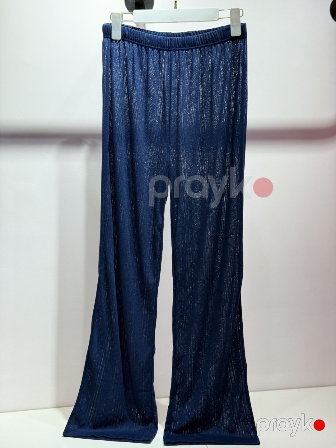 Şalvarlı pijama dəsti No brand L Göy Poliester 01.00018 — Mallar, Bakı (2)