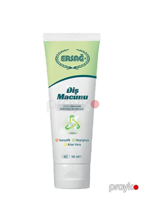Diş məcunu Ersag 481, aloe vera, evkalipt və mixək ekstraktı, 100 ml — Bakı
