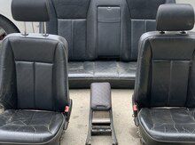 Mercedes W210 2000 Dəri oturacaqları və dirsək altlığı — Bakı