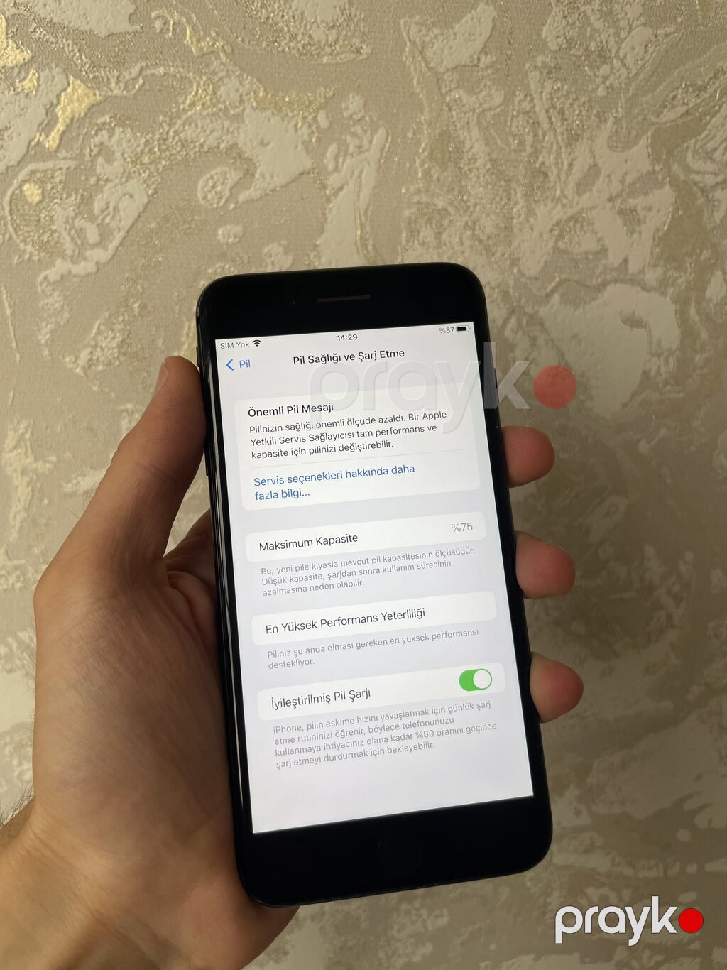 IPhone 8 Plus, 64 GB, Qara, Barmaq izi, Simsiz şarj — Apple iPhone, Bakı (4)