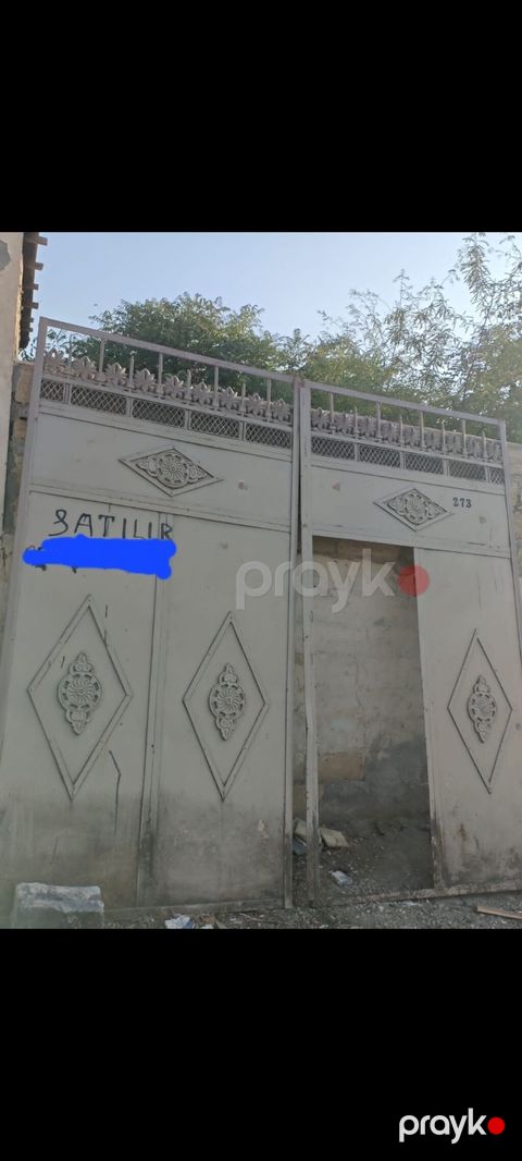 İşlənmiş Dəmir Həyət darvazası, Yana açılan, 2 m, Mexaniki, Qapı ilə, rəng - Boz, Kredit yoxdur, Ödənişli quraşdırma, Ünvandan götürmə — Gəncə