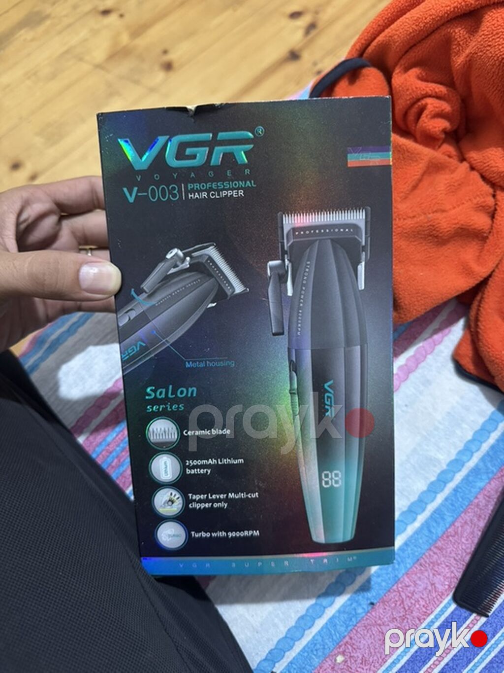 VGR Voyager V-003 Professional Hair Clipper - Salon series peşəkar — Saç kəsmə maşınları, Digah (2)