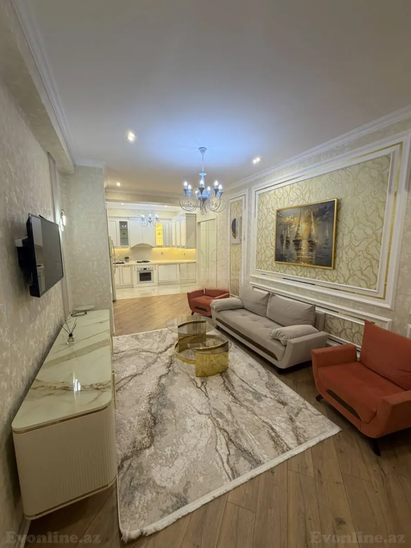 Kirayə verilir 2 otaqlı Mənzil Yeni tikili 75 m² Bakı, Nəsimi r — Mənzil, Bakı (2)